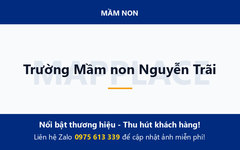 Trường Mầm non Nguyễn Trãi