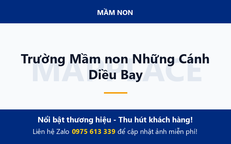 Trường Mầm non Những Cánh Diều Bay