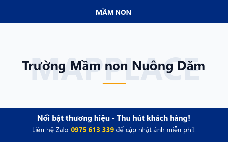 Trường Mầm non Nuông Dăm