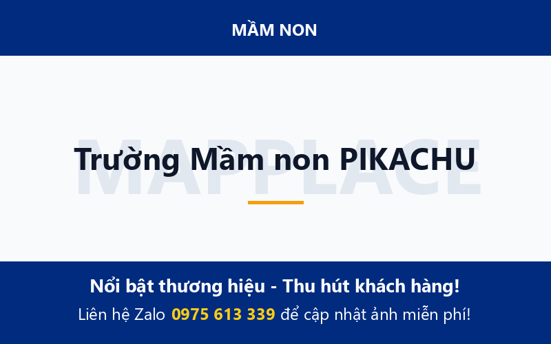 Trường Mầm non PIKACHU