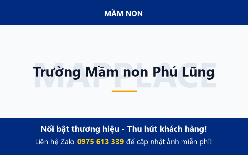 Trường Mầm non Phú Lũng