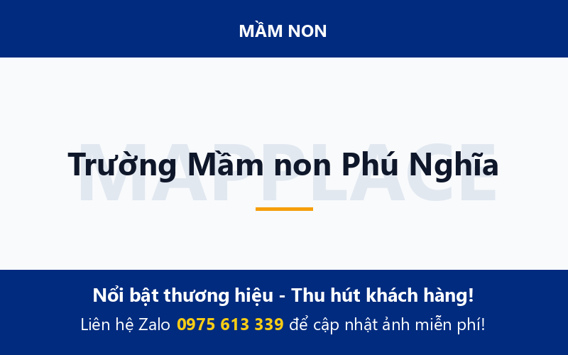 Trường Mầm non Phú Nghĩa