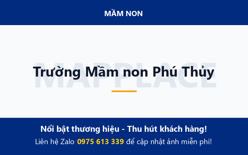 Trường Mầm non Phú Thủy