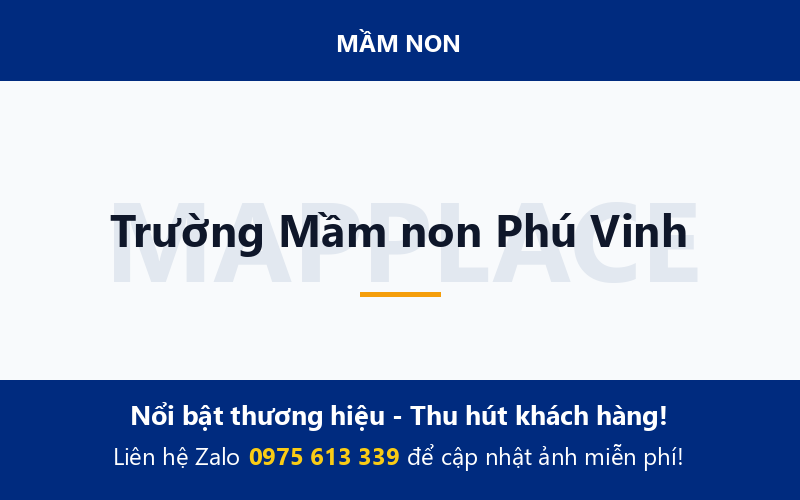 Trường Mầm non Phú Vinh