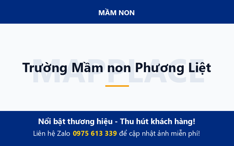 Trường Mầm non Phương Liệt