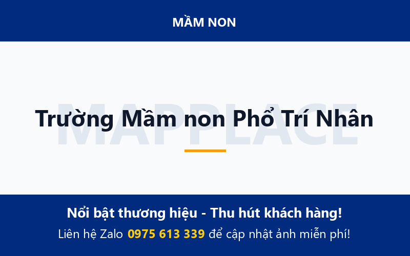 Trường Mầm non Phổ Trí Nhân