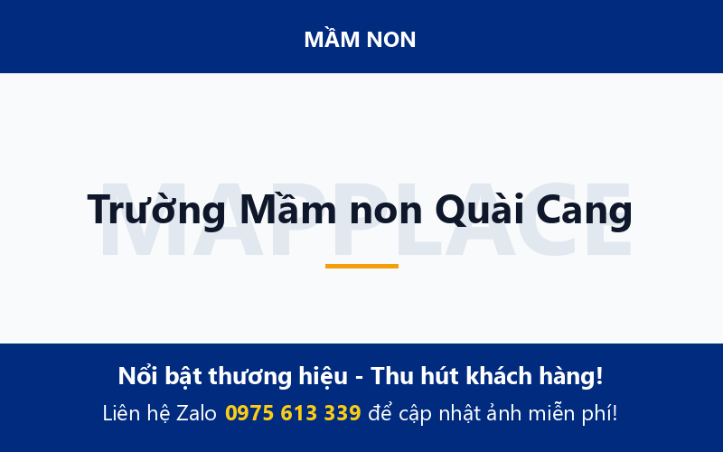 Trường Mầm non Quài Cang