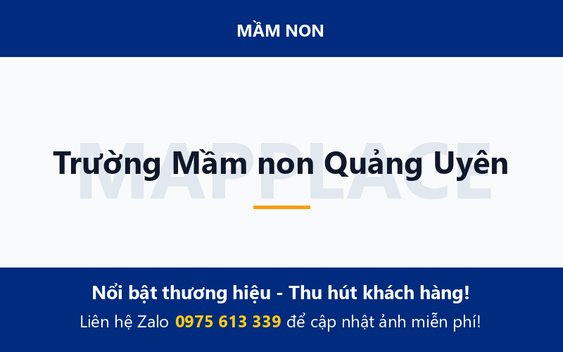 Trường Mầm non Quảng Uyên