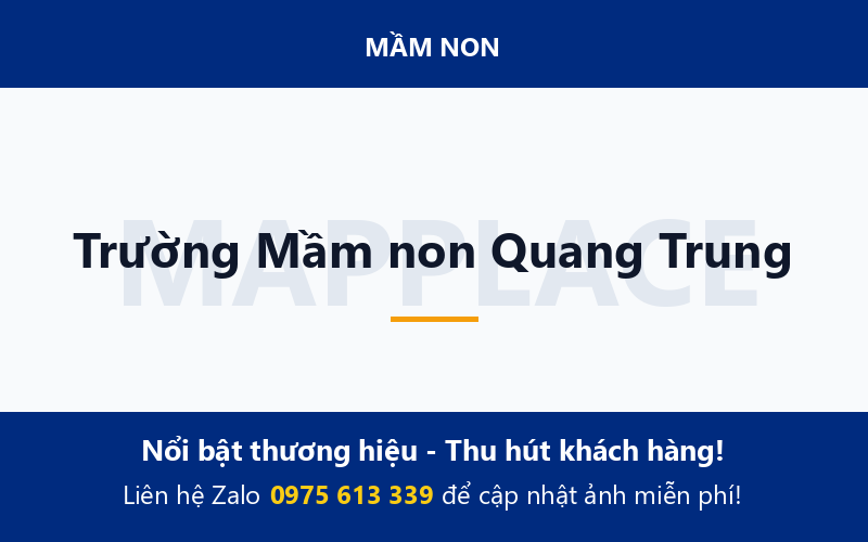Trường Mầm non Quang Trung