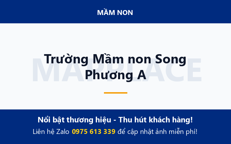 Trường Mầm non Song Phương A