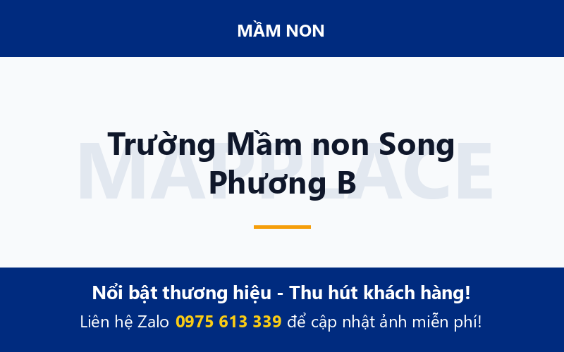 Trường Mầm non Song Phương B