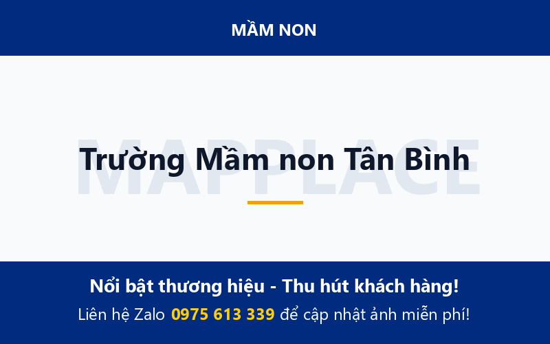 Trường Mầm non Tân Bình