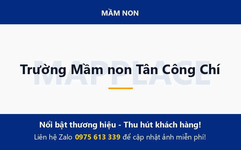 Trường Mầm non Tân Công Chí