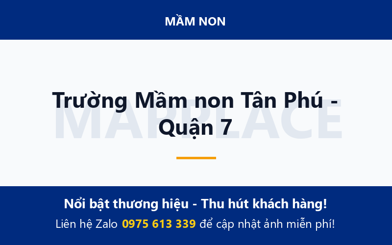 Trường Mầm non Tân Phú - Quận 7