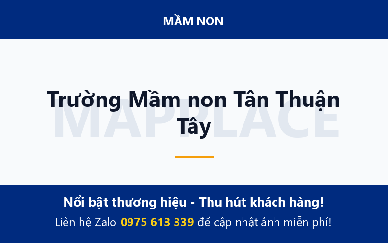 Trường Mầm non Tân Thuận Tây