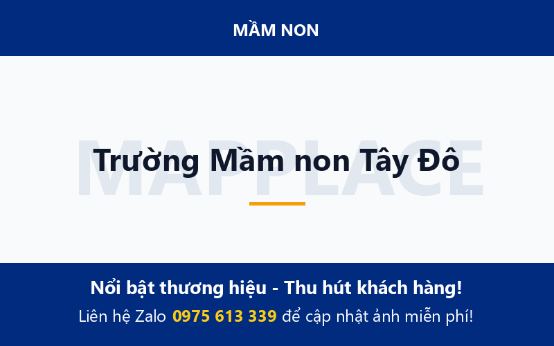 Trường Mầm non Tây Đô