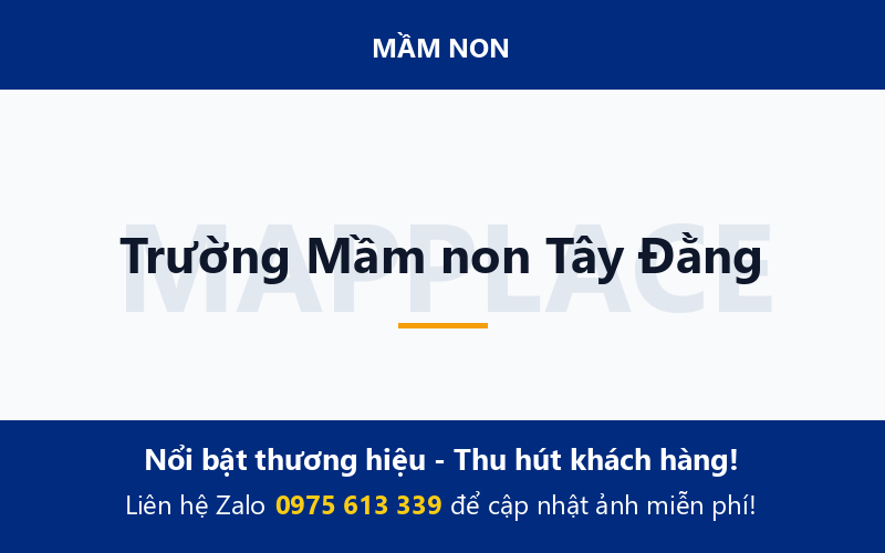 Trường Mầm non Tây Đằng
