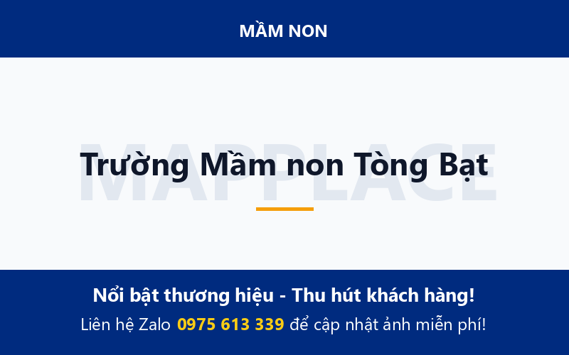 Trường Mầm non Tòng Bạt