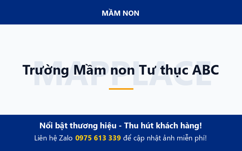 Trường Mầm non Tư thục ABC