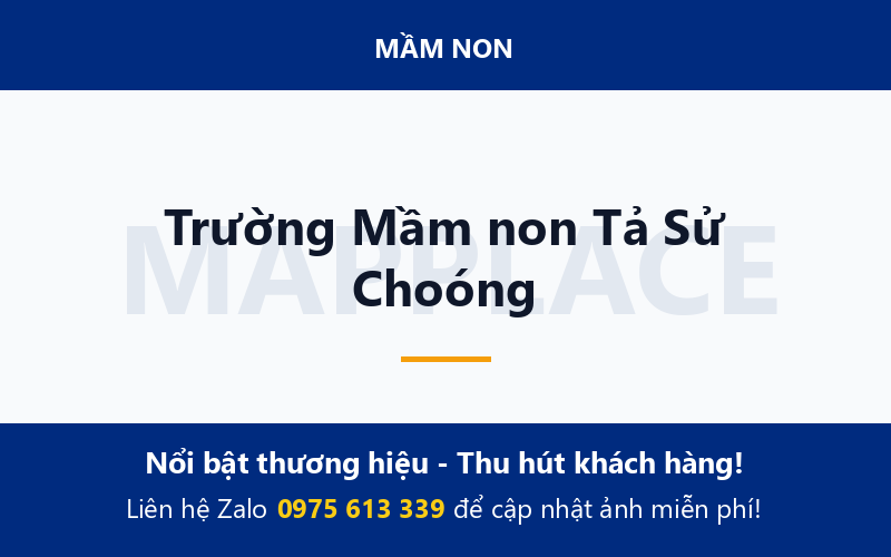 Trường Mầm non Tả Sử Choóng
