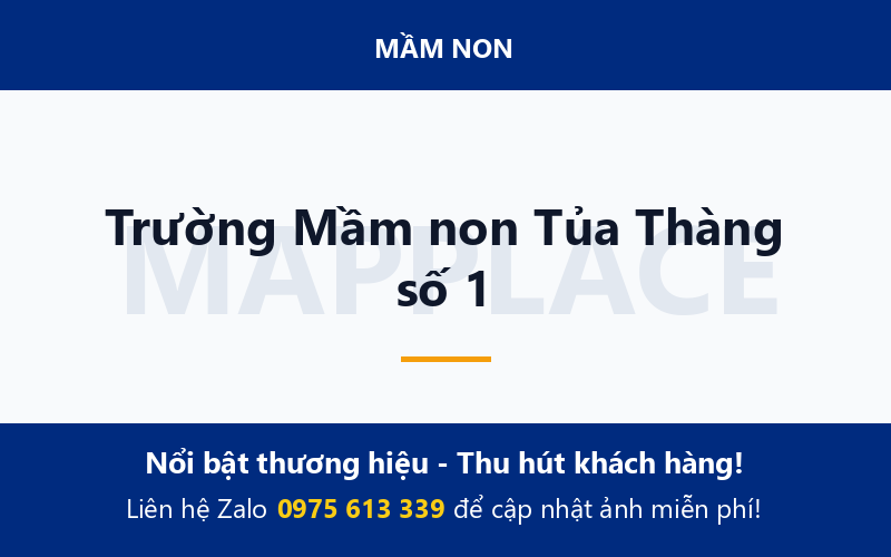 Trường Mầm non Tủa Thàng số 1