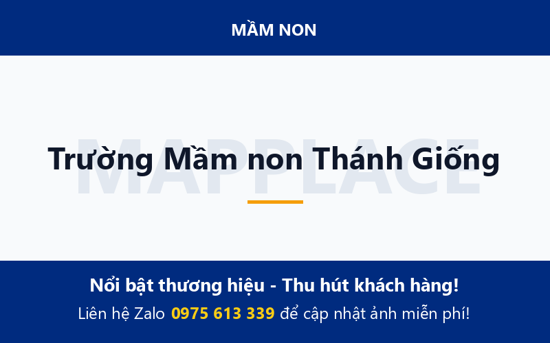 Trường Mầm non Thánh Giống