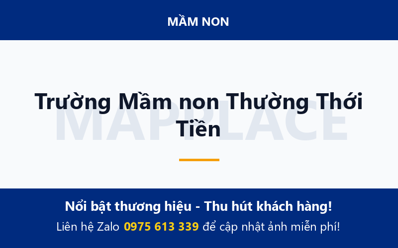 Trường Mầm non Thường Thới Tiền