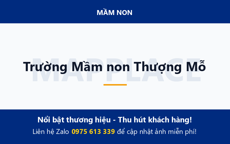 Trường Mầm non Thượng Mỗ