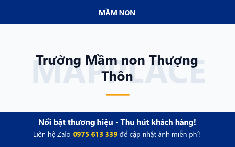 Trường Mầm non Thượng Thôn