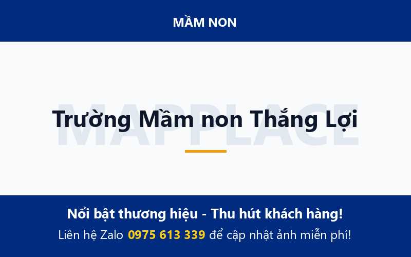 Trường Mầm non Thắng Lợi