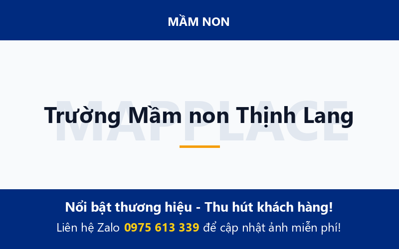 Trường Mầm non Thịnh Lang