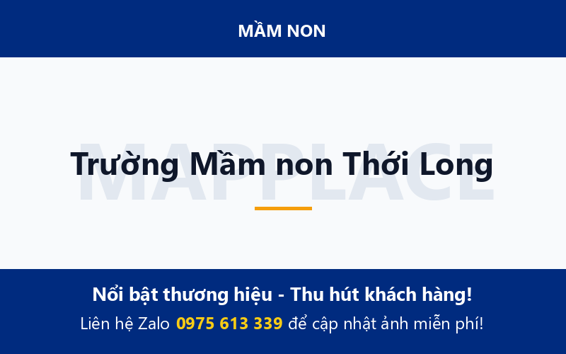 Trường Mầm non Thới Long