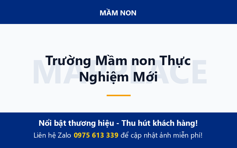 Trường Mầm non Thực Nghiệm Mới