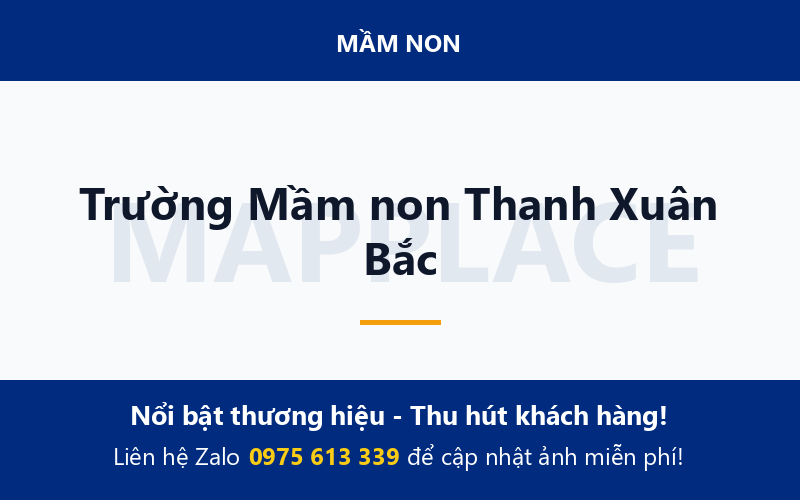 Trường Mầm non Thanh Xuân Bắc