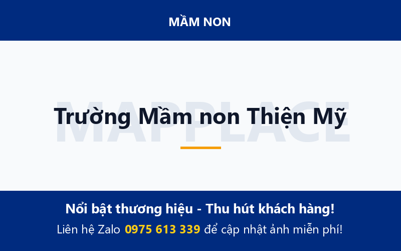 Trường Mầm non Thiện Mỹ