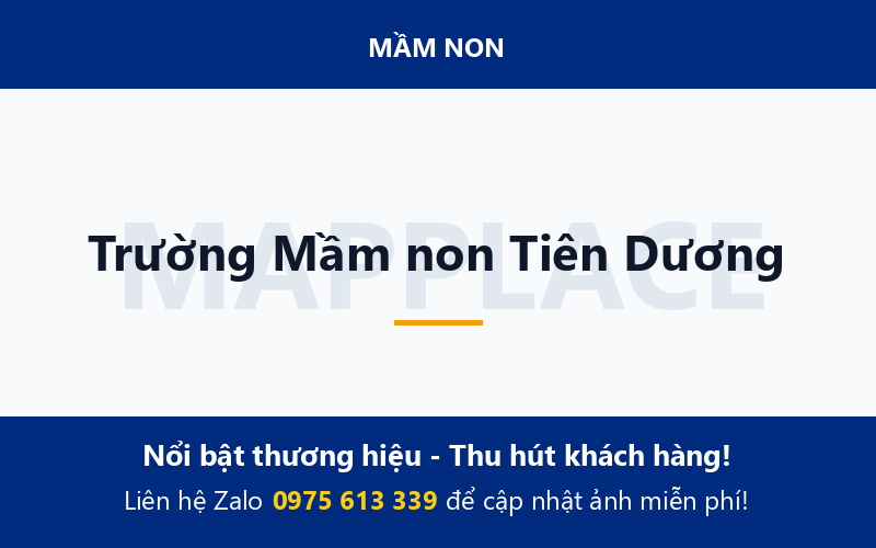 Trường Mầm non Tiên Dương