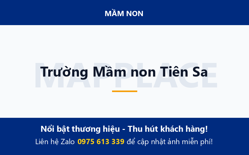 Trường Mầm non Tiên Sa