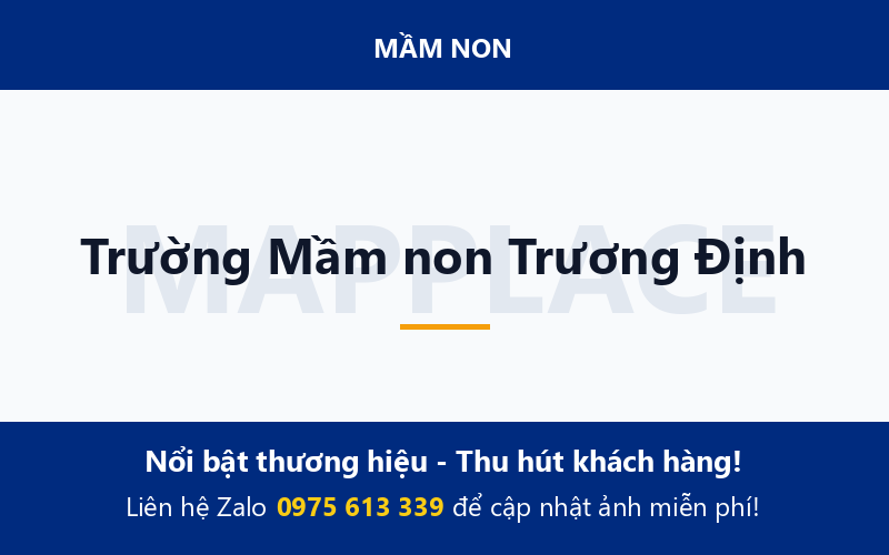 Trường Mầm non Trương Định