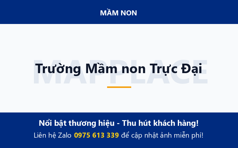 Trường Mầm non Trực Đại