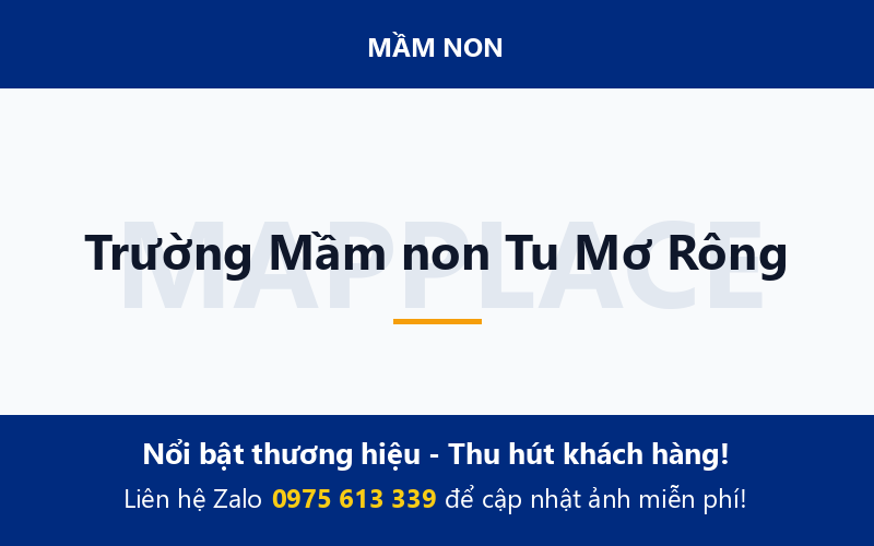 Trường Mầm non Tu Mơ Rông