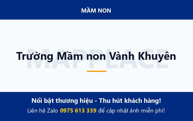 Trường Mầm non Vành Khuyên