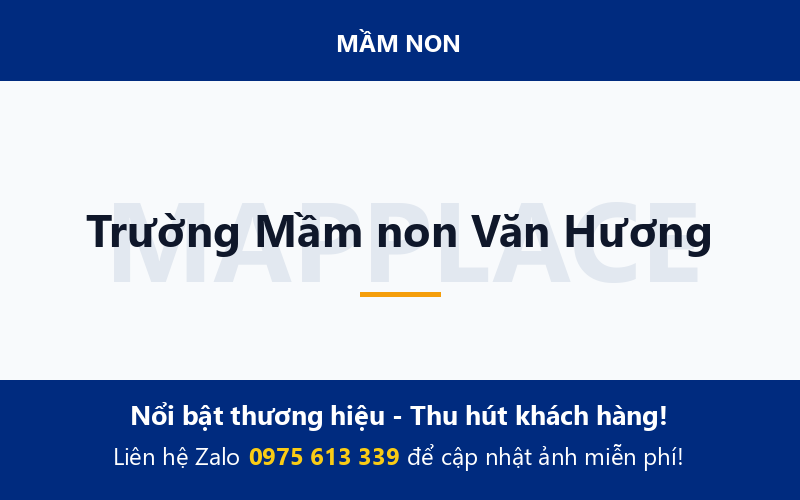 Trường Mầm non Văn Hương