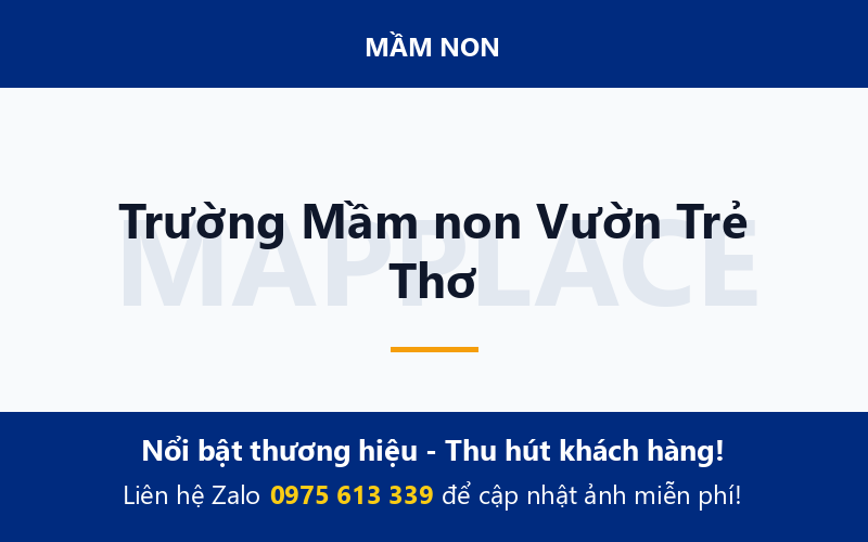 Trường Mầm non Vườn Trẻ Thơ