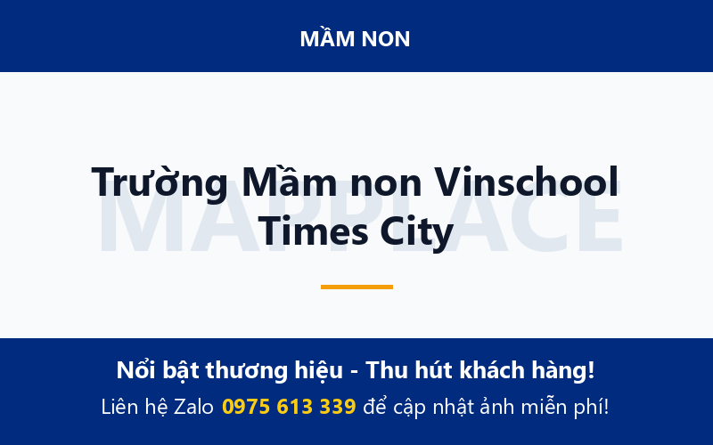 Trường Mầm non Vinschool Times City