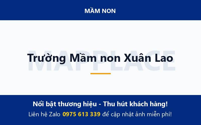 Trường Mầm non Xuân Lao