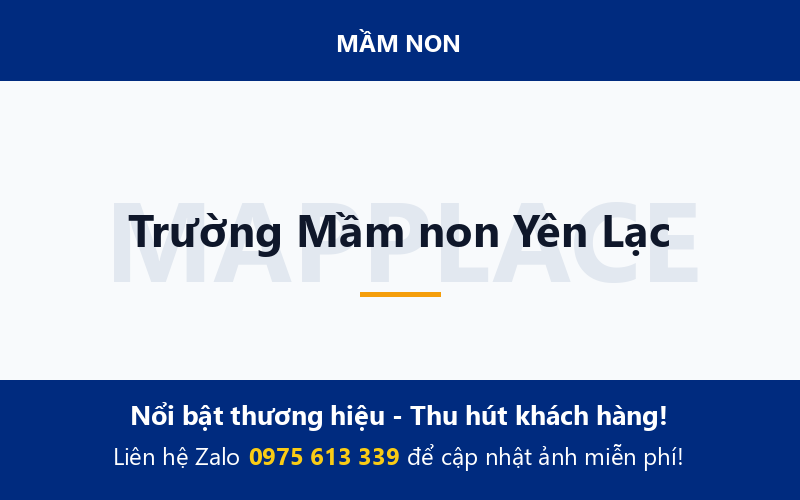 Trường Mầm non Yên Lạc