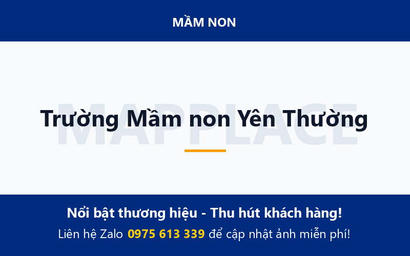 Trường Mầm non Yên Thường