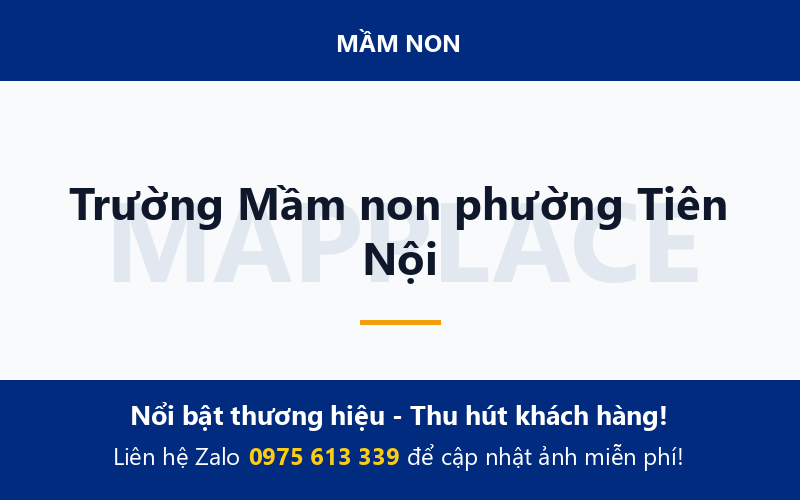 Trường Mầm non phường Tiên Nội