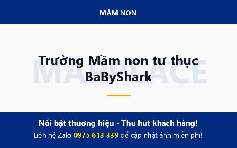 Trường Mầm non tư thục BaByShark