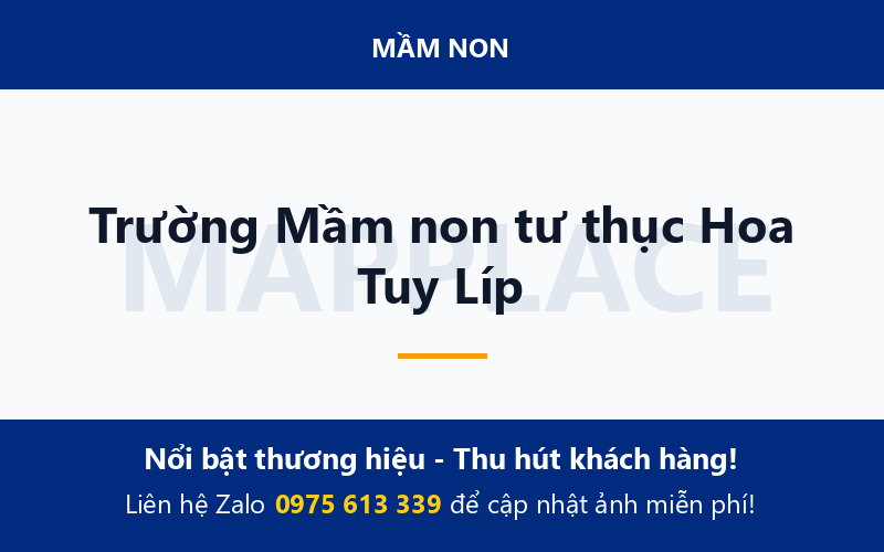 Trường Mầm non tư thục Hoa Tuy Líp